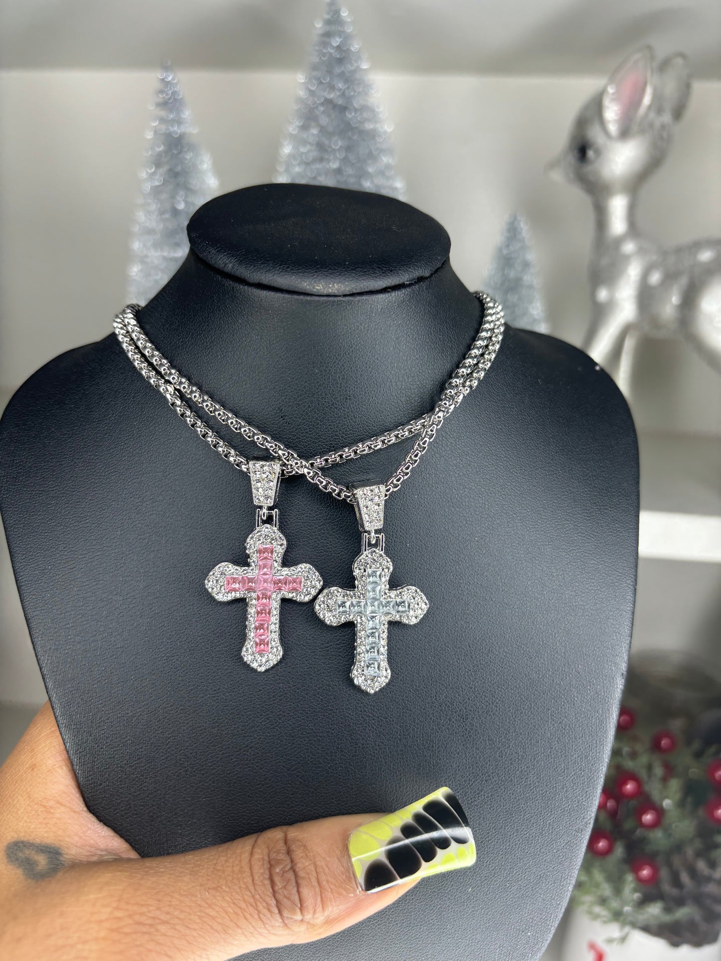 Iced Cross Necklace