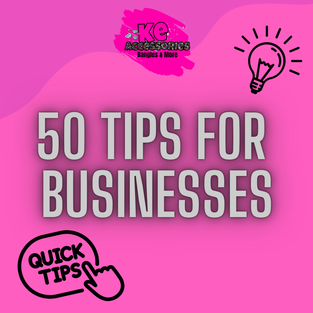 50 Tips for Businesses