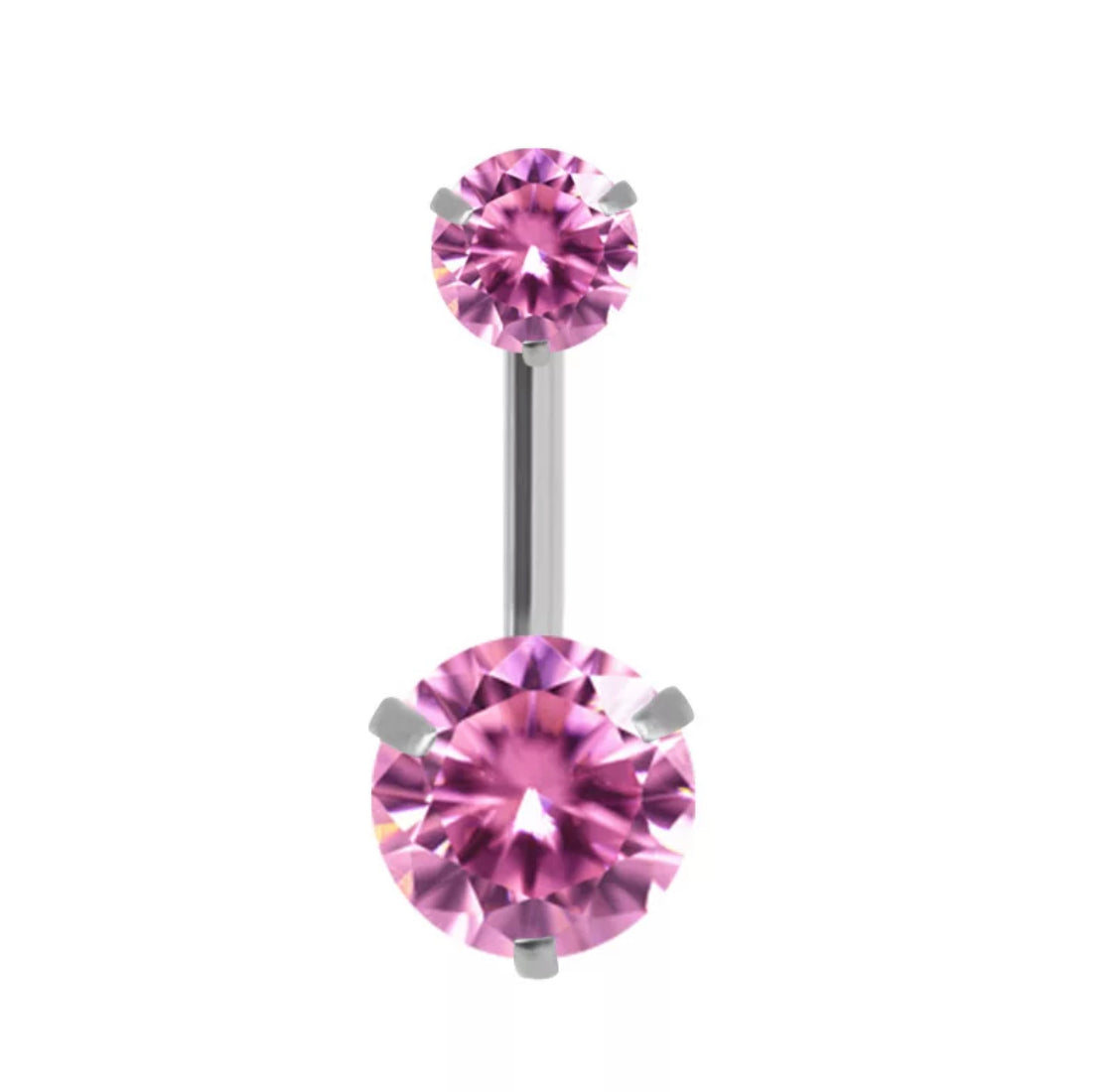 Pink Ruby Belly Ring